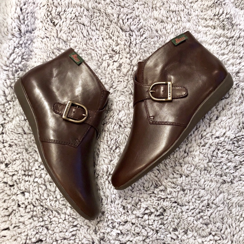 ✨ MAKE AN OFFER • G.H. Bass Monk Strap Booties